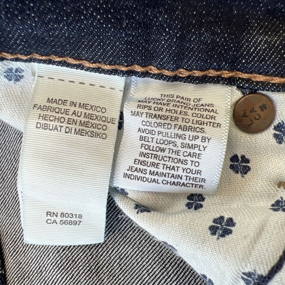 Lucky Brand Brooke Legging Jeans Women’s 6/28A Dark Wash Skinny Orta Premium - Picture 5 of 14